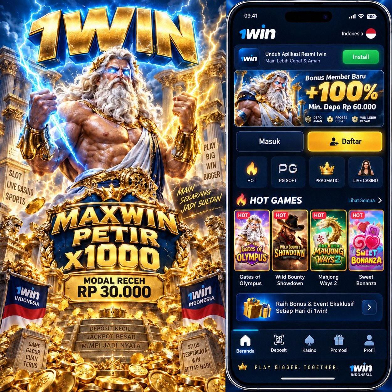 1WIN - 1win Jelajahi Ragam Slot Online dengan Tema Menarik